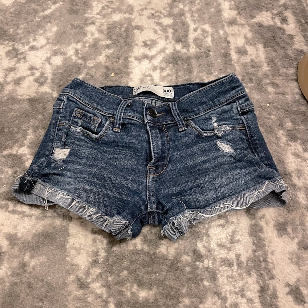 Y2k Low Rise American Eagle Jean Shorts Gem